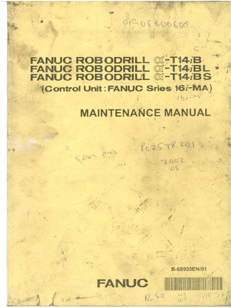 fanuc robodrill maintenance manual pdf PDF