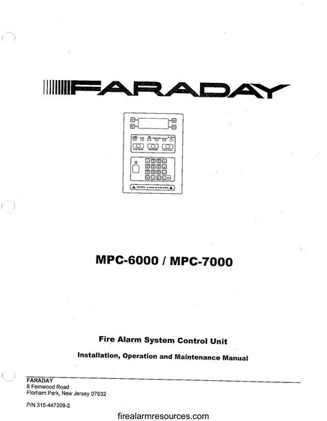 faraday fire alarm manual pdf Epub