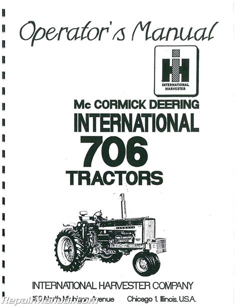 farmall 706 service manual Kindle Editon