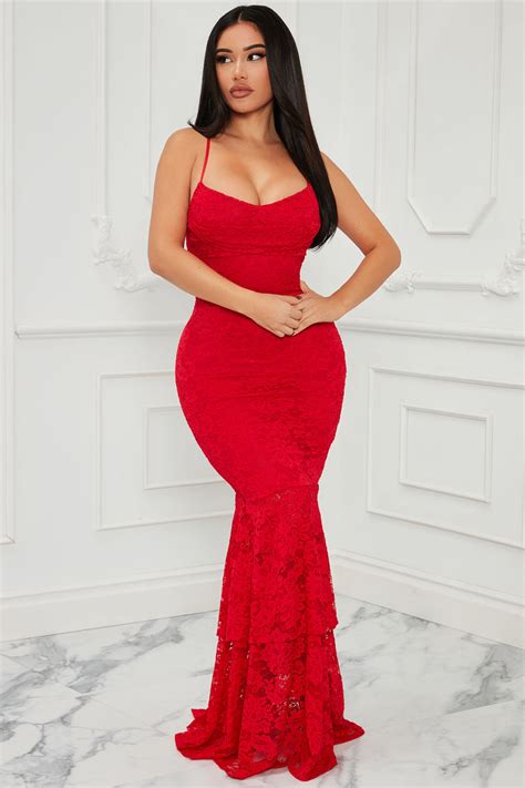 fashion nova red dress