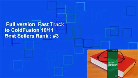 fast track to coldfusion 10 or 11 Reader