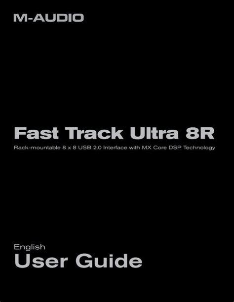fast track ultra 8r user guide Epub