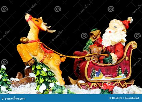 father christmas in his sleigh