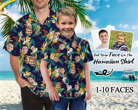 father son matching hawaiian shirts