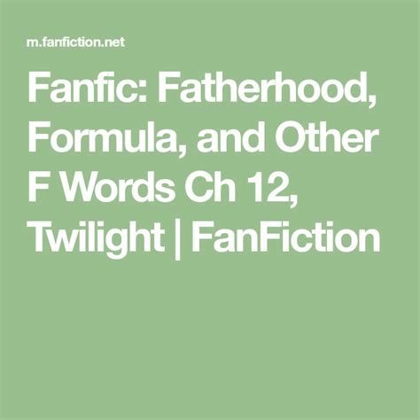fatherhood formula and other f words Epub