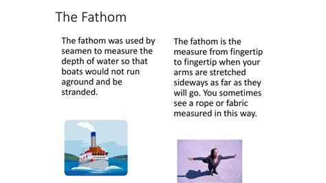 fathom is the unit of