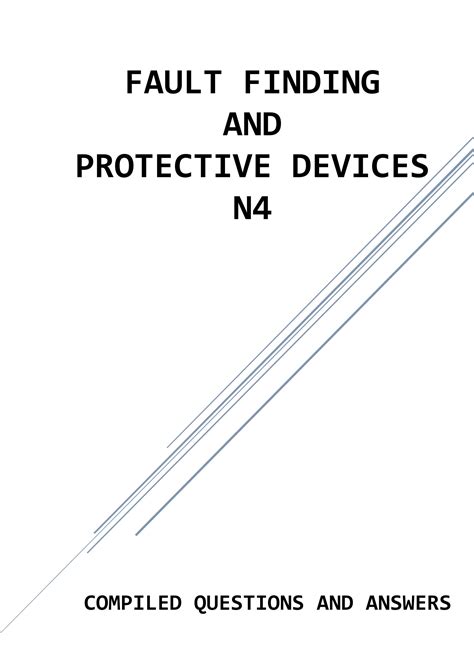fault finding n4 queastion paper Reader