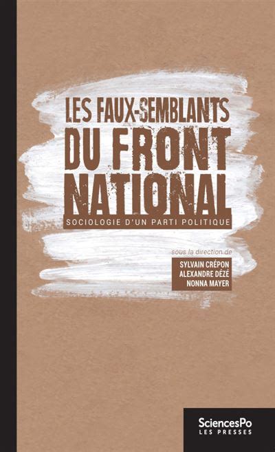 faux semblants front national sociologie politique ebook Reader