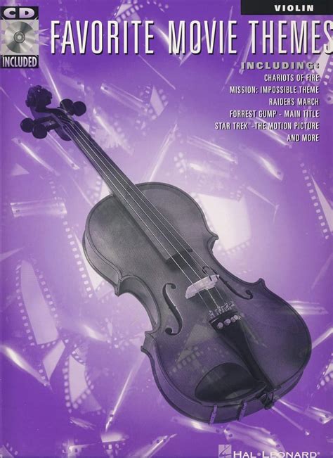 favorite movie themes violin cd or pkg PDF