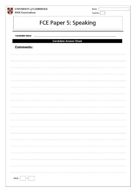 fce past paper answer Kindle Editon