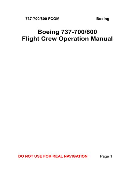 fcom boeing 737 400 pdf Ebook PDF