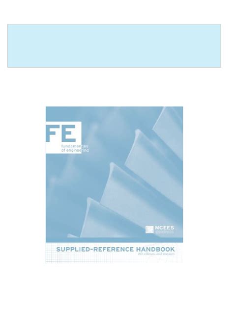 fe supplied reference handbook 8th edition Reader