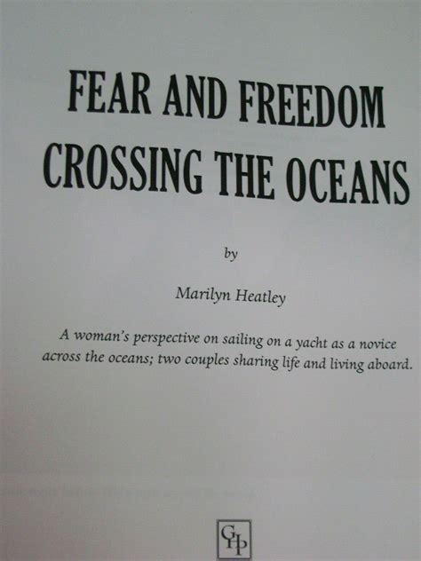 fear freedom crossing oceans perspective PDF