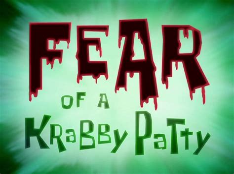 fear of a krabby patty