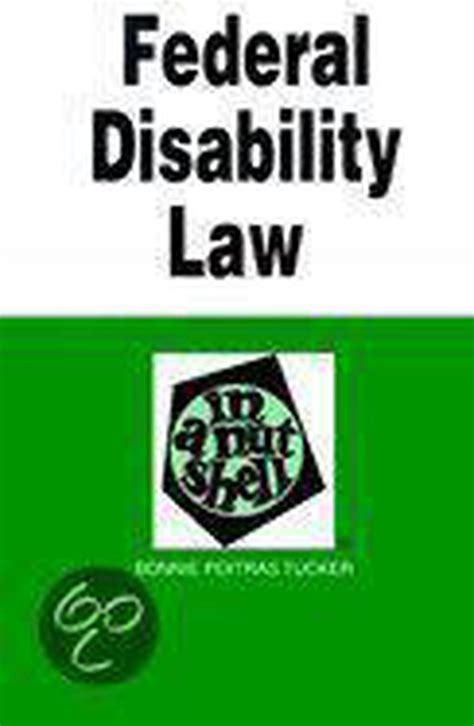 federal disability law in a nutshell Kindle Editon