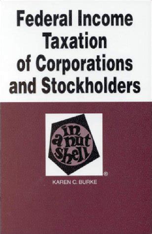 federal income taxation of corporations and stockholders in a nutshell Epub