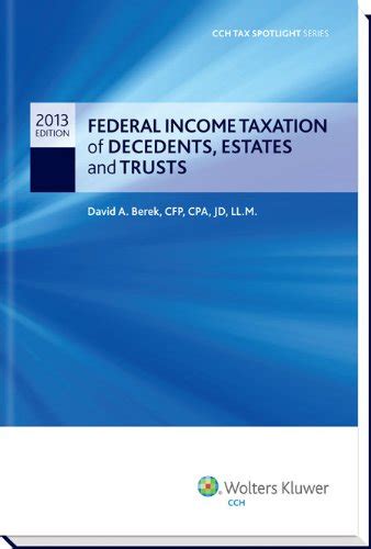 federal income taxation of decedents Epub