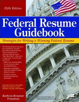 federal resume guidebook fifth edition Reader