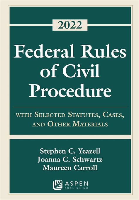 federal rules of civil procedure with selected rules and statutes PDF