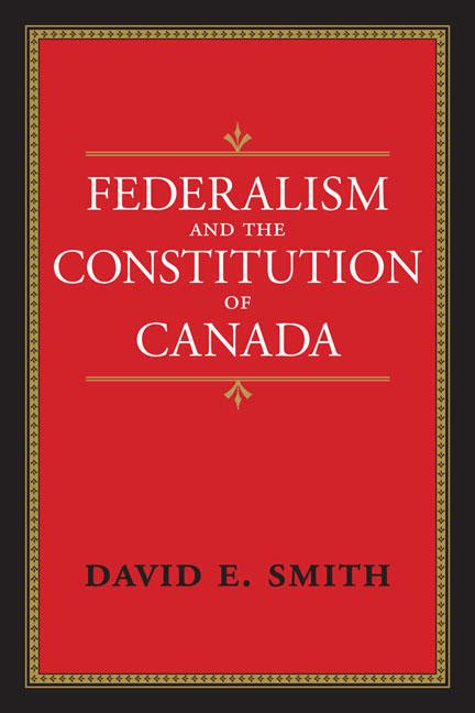 federalism and the constitution of canada federalism and the constitution of canada Epub