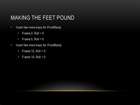 feet to pound