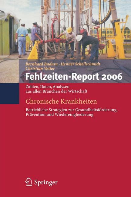 fehlzeiten report 2006 fehlzeiten report 2006 Kindle Editon