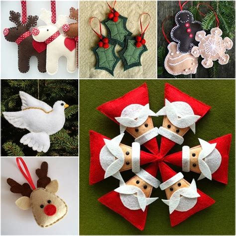 felt christmas decorations twenty to make Reader