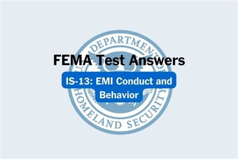 fema emi test answers Doc