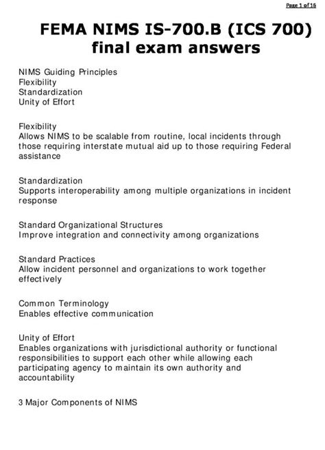 fema ics 700 final exam answers Epub