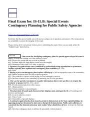 fema is 15b test answers Epub