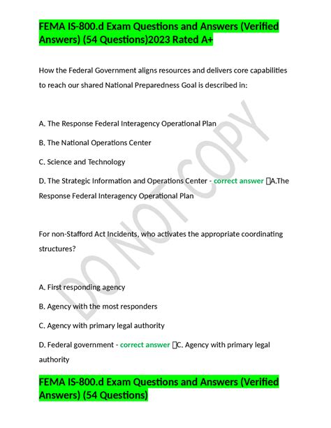 fema is 3 test answers PDF