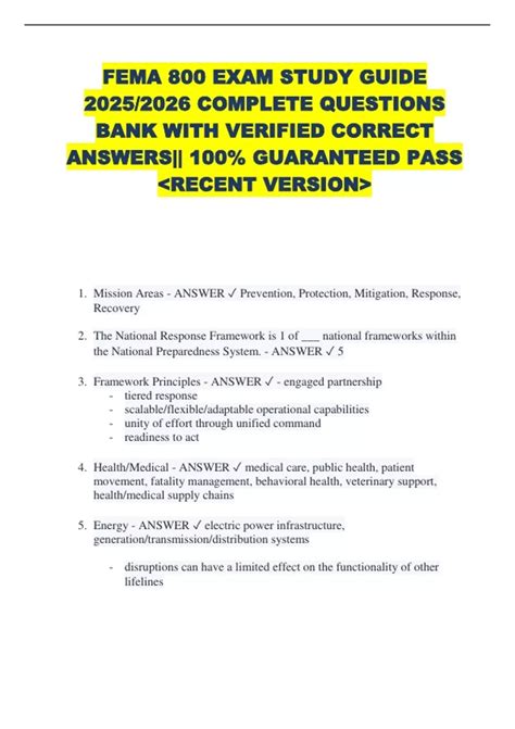 fema is 800b study guide Epub