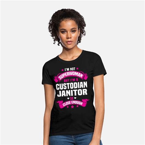 female custodial shirt