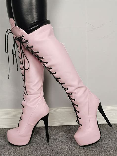 female high heel boots