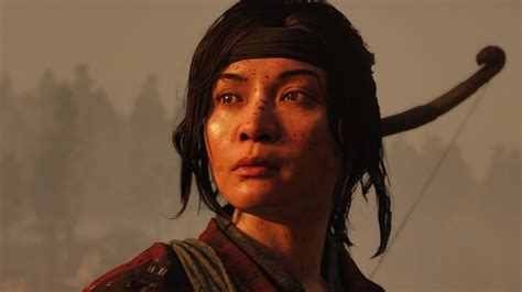 female in ghost of tushima was a bitch