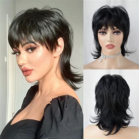 female mullet wig