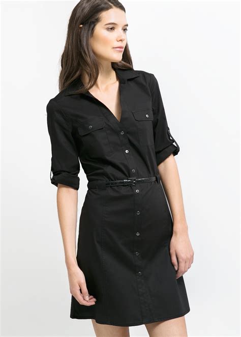 female shirt dress