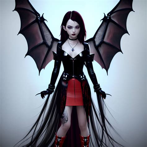 female vampire with wings png