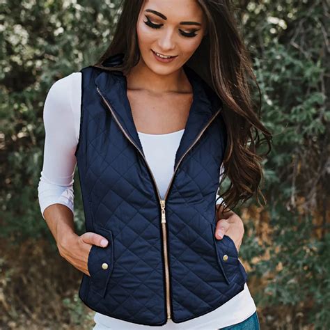 female winter vest