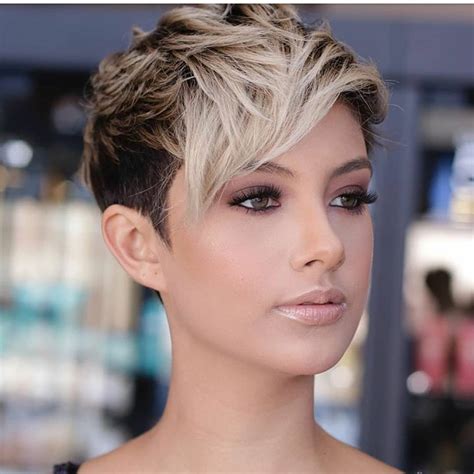 feminine pixie cut