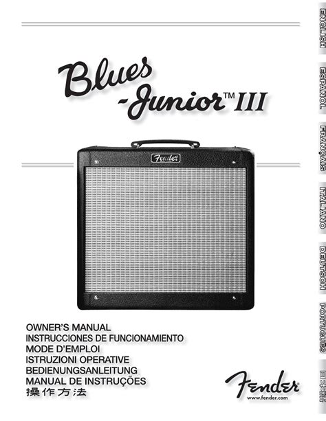 fender blues junior iii manual Doc