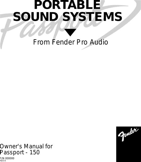 fender p 150 manual Kindle Editon