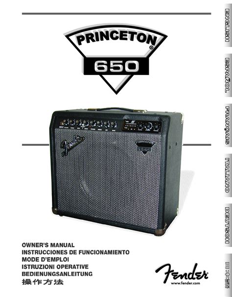 fender princeton 650 user guide Epub