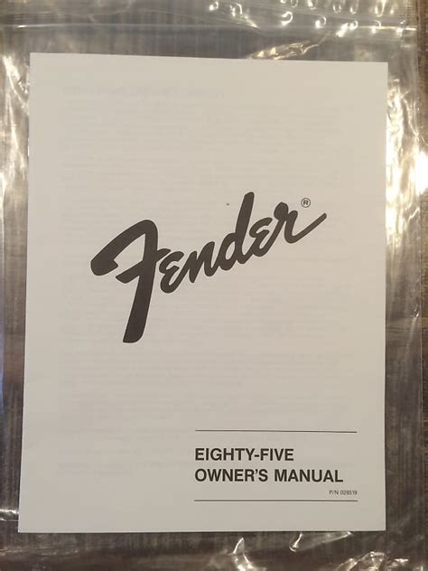 fender sa10 owners manual Epub