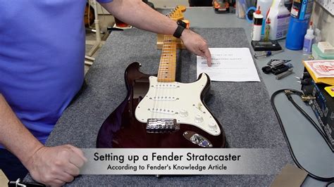 fender stratocaster setup instructions Doc