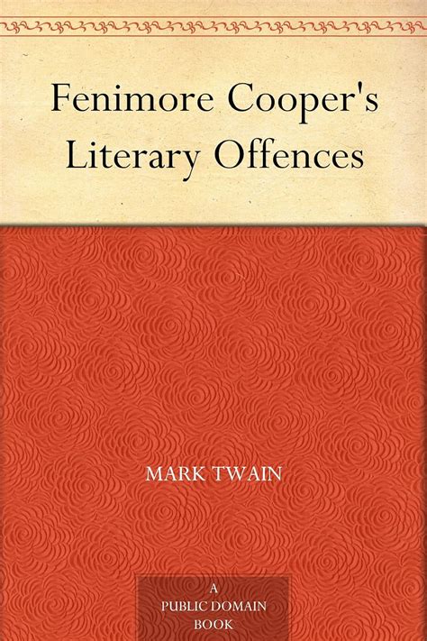 fenimore coopers literary offences twain Kindle Editon