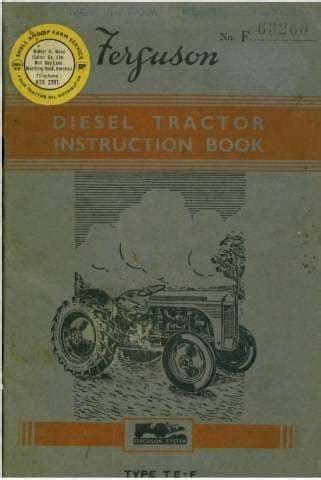 ferguson tef20 workshop manual Reader