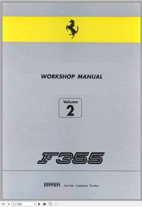 ferrari 208 workshop manual PDF