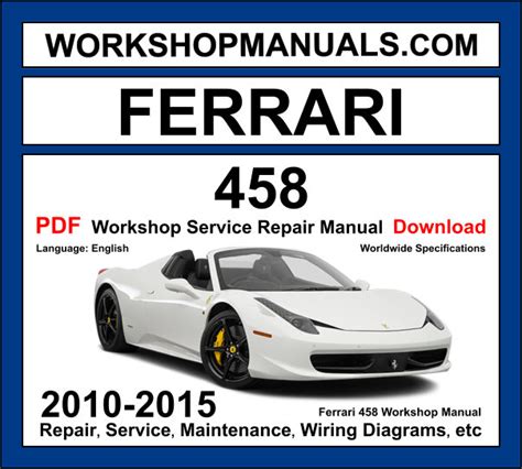 ferrari 458 manual pdf Epub