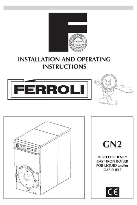 ferroli gn2 installation manual user guide Kindle Editon